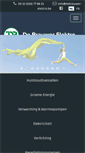 Mobile Screenshot of debrauwer-elektro.be